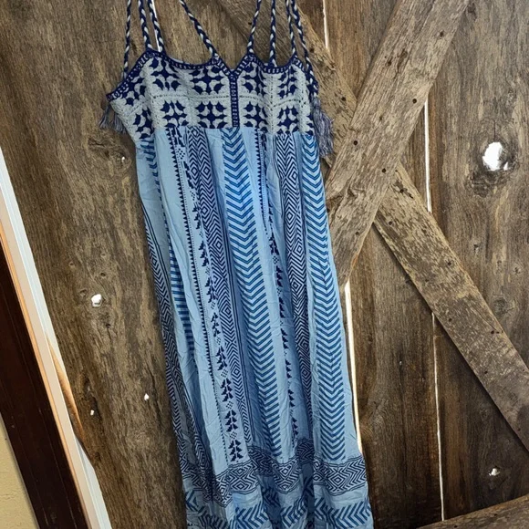 Cupshe Blue Patterned Maxi Dress - Picture 5 of 5